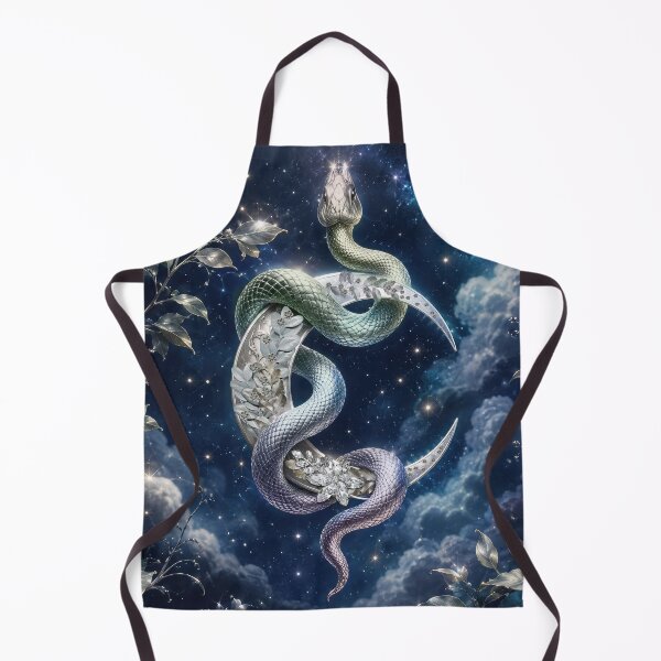 Item preview, Silver Serpent Crescent Moon designed and sold by Tau Tia L Douglass.