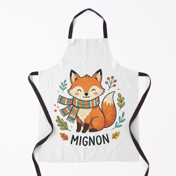 Item preview, Cute fox kawaii scarf autumn illustration designed and sold by gatrex.