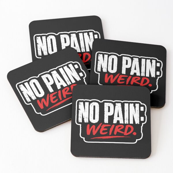 Item preview, No Pain Weird Funny Gym Humor Motivation Quote designed and sold by Digistore1221.