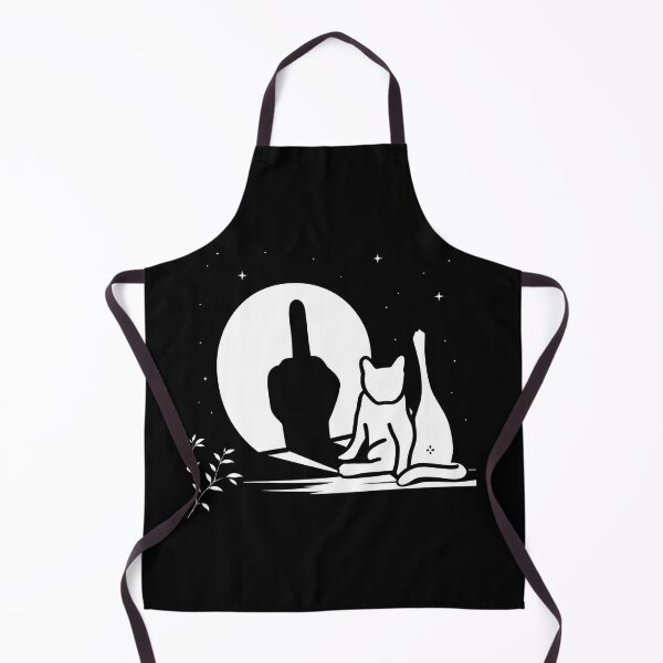 Item preview, Moonlit Cat Attitude – Funny Black Cat Silhouette Design | Dark Humour Graphic designed and sold by GarnerSupplyCo.