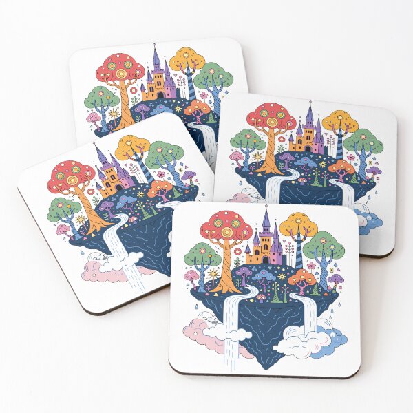 Item preview, Magical Floating Island Adventure Sticker designed and sold by inkfusionhub99.
