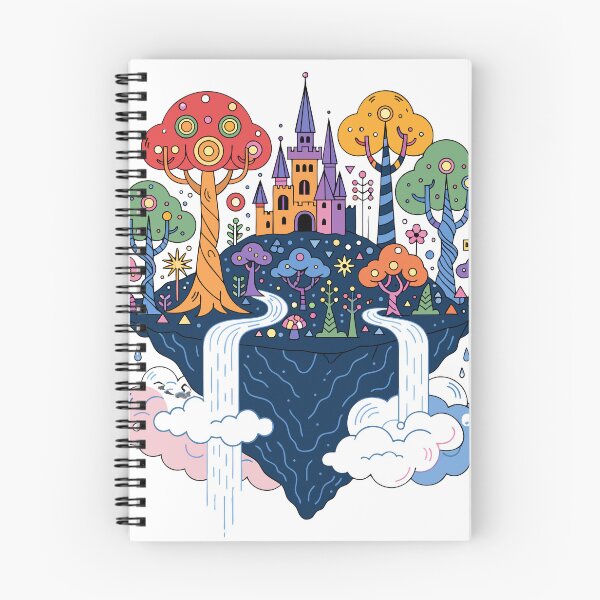 Item preview, Magical Floating Island Adventure Sticker designed and sold by inkfusionhub99.