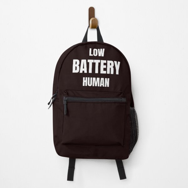 Item preview, Low Battery Human – Funny Exhausted Introvert Quote designed and sold by ArtPer-design.