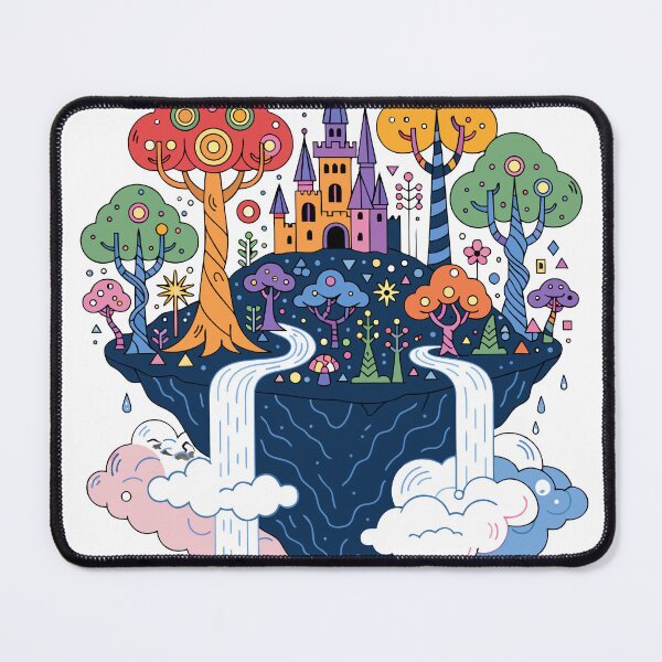Item preview, Magical Floating Island Adventure Sticker designed and sold by inkfusionhub99.