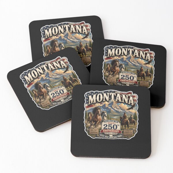 Item preview, Montana 250th Anniversary USA Patriotic Western designed and sold by No Limits T-Shirts.