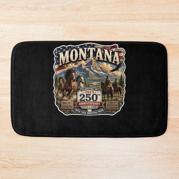 Item preview, Montana 250th Anniversary USA Patriotic Western designed and sold by No Limits T-Shirts.