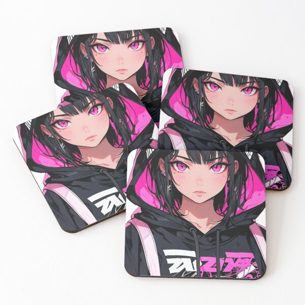 Item preview, Cyber Kawaii Anime Girl Neon Fashion designed and sold by AnimDream .