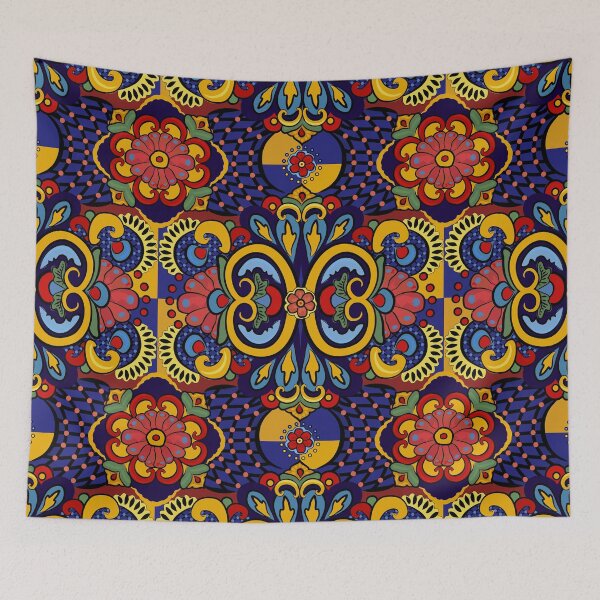 Item preview, Talavera Heritage: Mexican Baroque Mandala designed and sold by ladyMorris.