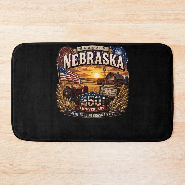 Item preview, Nebraska 250th Anniversary USA Pride Farming designed and sold by No Limits T-Shirts.