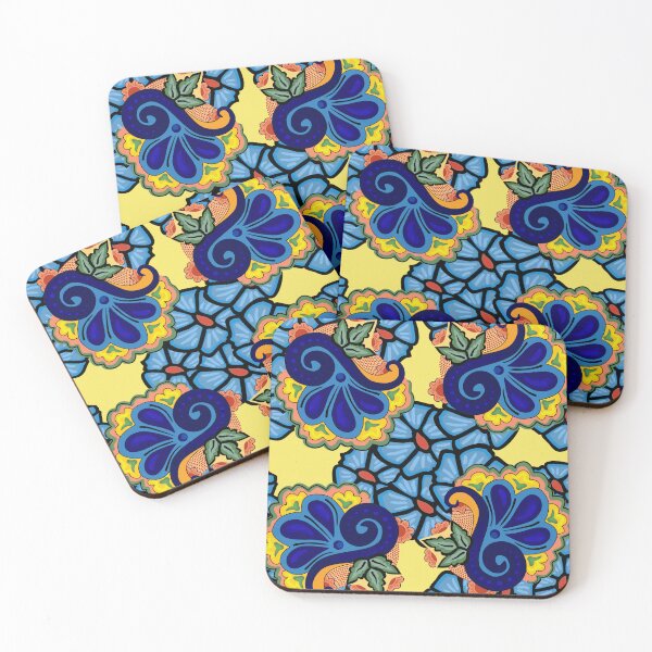 Item preview, Neon Talavera: Modern Folk Bloom designed and sold by ladyMorris.