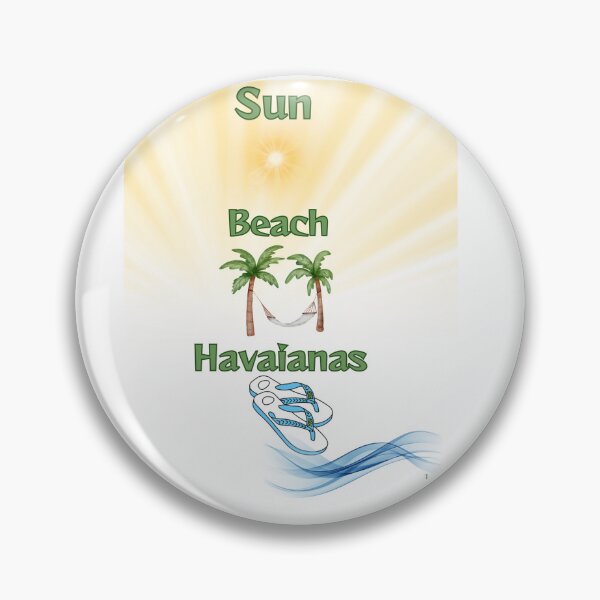 Item preview, Sun, Beach, Havaianas - Fun Summer Quote designed and sold by iconiqueart.