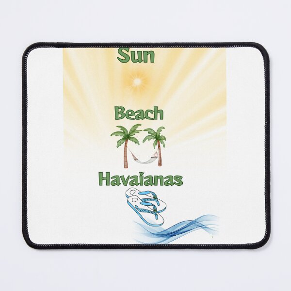 Item preview, Sun, Beach, Havaianas - Fun Summer Quote designed and sold by iconiqueart.