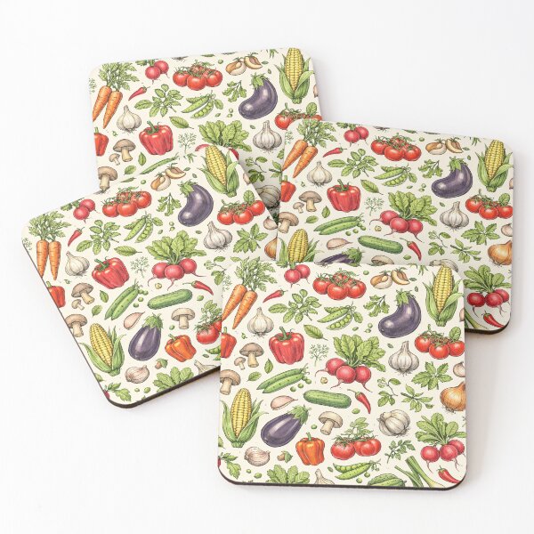 Item preview, Garden Harvest Vegetables Pattern designed and sold by Owcomm.