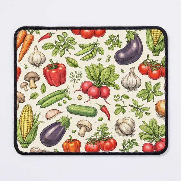 Item preview, Garden Harvest Vegetables Pattern designed and sold by Owcomm.