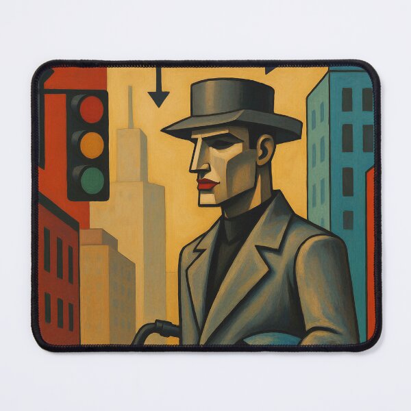 Item preview, Modern Art Portrait #4 designed and sold by DroneWorks Creative.