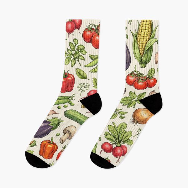 Item preview, Garden Harvest Vegetables Pattern designed and sold by Owcomm.