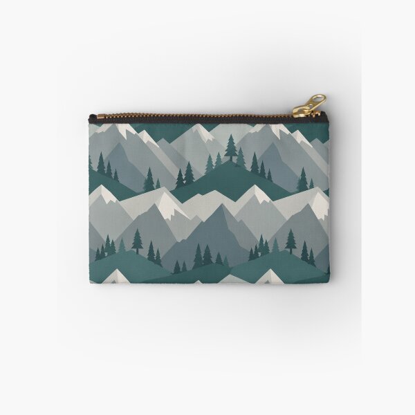 Item preview, Geometric Mountain Forest Pattern designed and sold by Owcomm.