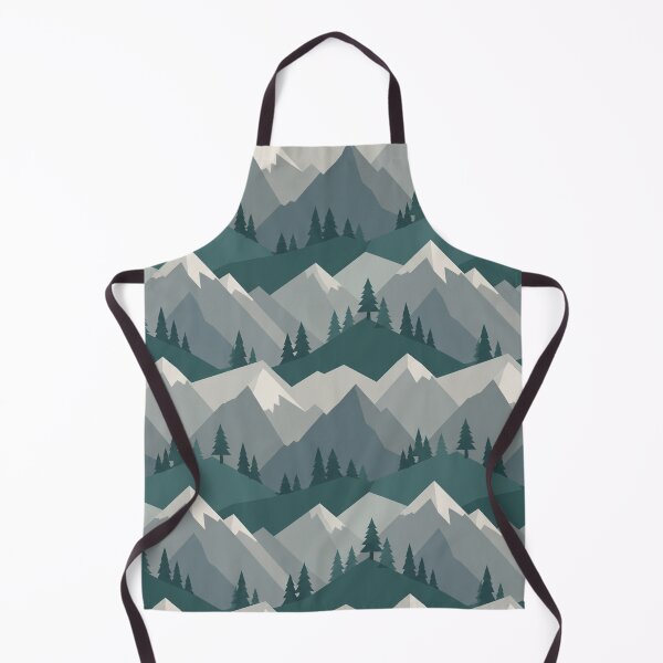 Item preview, Geometric Mountain Forest Pattern designed and sold by Owcomm.