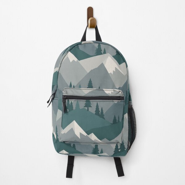 Item preview, Geometric Mountain Forest Pattern designed and sold by Owcomm.