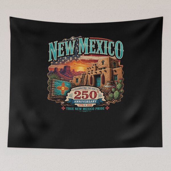 Item preview, New Mexico 250th Anniversary USA Pride designed and sold by No Limits T-Shirts.