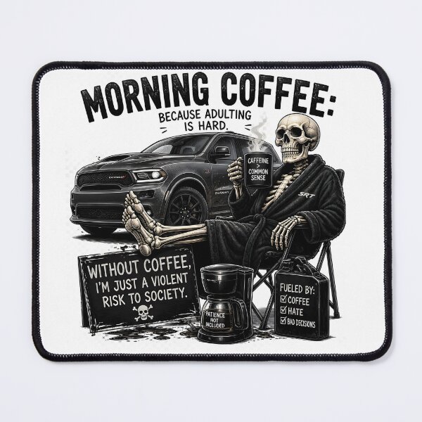 Item preview, Morning coffee with your Durango? Why not! designed and sold by Coffee with Koki.