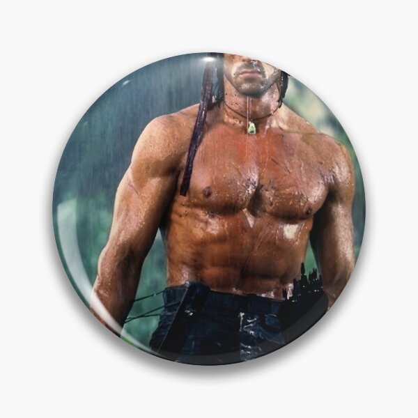 Item preview, John Rambo Jungle Rain First Blood Part II Retro Comic Poster designed and sold by PowerArtUa.