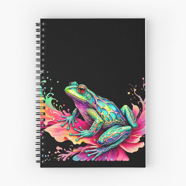Item preview, Colorful Pretty Splashy Frog designed and sold by LaRoach Digital Arts.
