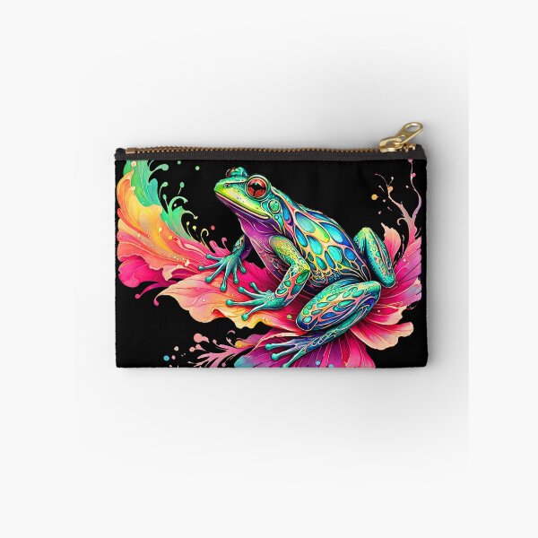 Item preview, Colorful Pretty Splashy Frog designed and sold by LaRoach Digital Arts.