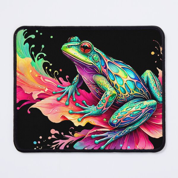 Item preview, Colorful Pretty Splashy Frog designed and sold by LaRoach Digital Arts.