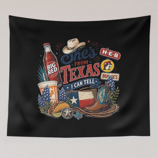 Item preview, Shes From Texas I Can Tell State Pride Woman  designed and sold by Arens ★★★★★.