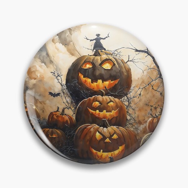 Item preview, Halloween At Night Jack O Lantern Full Moon Art designed and sold by DarkHolyQueen.