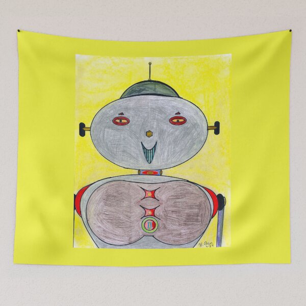 Item preview, Robot lady designed and sold by Haxson37art.
