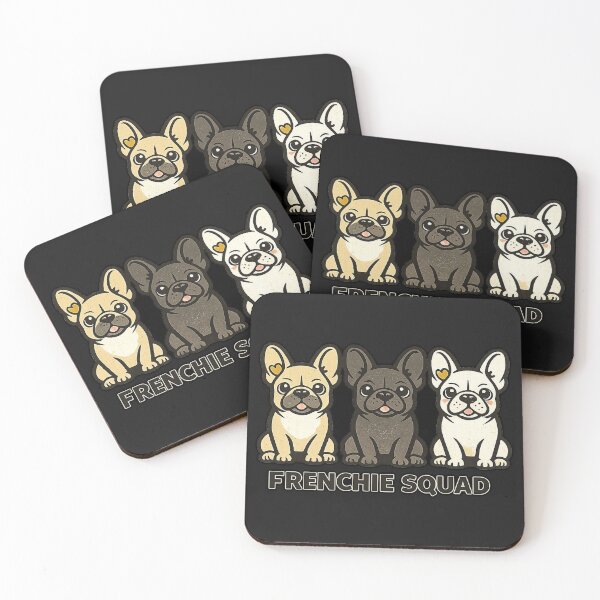 Item preview, Frenchie Squad ⭐ Cute French Bulldog Trio Dog Lover Gift designed and sold by UrbanPrintVibes.