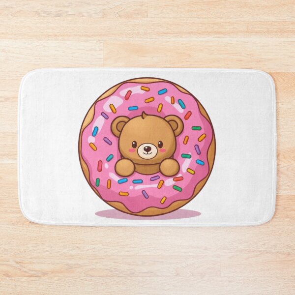 Item preview, Donut Bear Kawaii Sticker designed and sold by Stylestickers55.