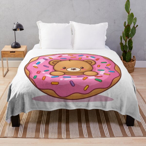 Item preview, Donut Bear Kawaii Sticker designed and sold by Stylestickers55.