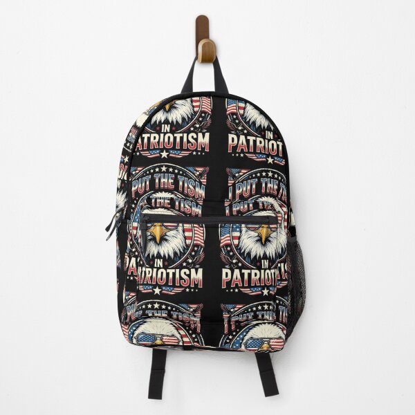 Item preview, Funny I Put The Tism In Patriotism Eagle US Flag designed and sold by GCFULLA.