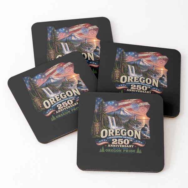 Item preview, Oregon 250th Anniversary USA Patriotic Landscape designed and sold by No Limits T-Shirts.