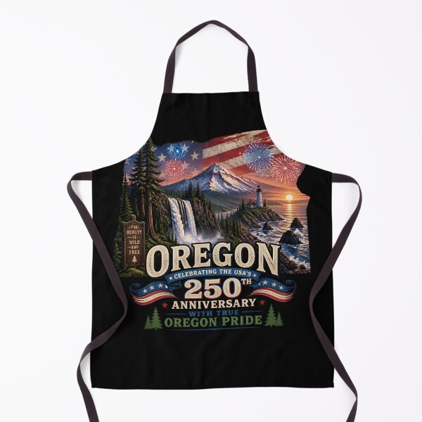 Item preview, Oregon 250th Anniversary USA Patriotic Landscape designed and sold by No Limits T-Shirts.