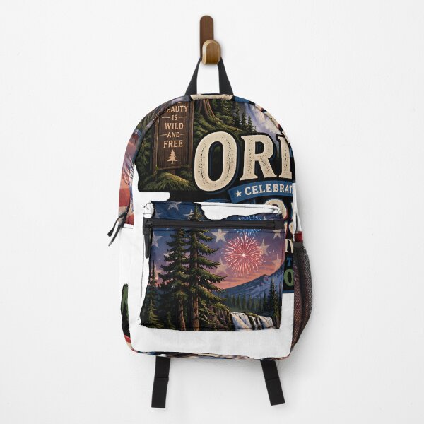 Item preview, Oregon 250th Anniversary USA Patriotic Landscape designed and sold by No Limits T-Shirts.