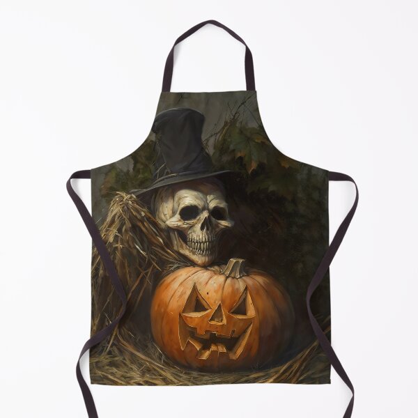 Item preview, Jack O Lantern Skeleton Skull Top Hat Halloween Art designed and sold by DarkHolyQueen.