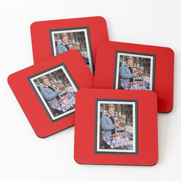Item preview, Greetings from Cabot Cove (on Red) designed and sold by PawsitiveMum3.