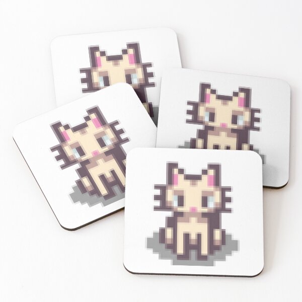 Item preview, Stardew Valley stickers - white cat designed and sold by Stardewwlove.