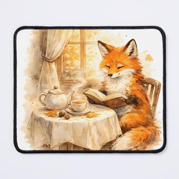 Item preview, Fox and Tea Quiet Afternoon designed and sold by PatiImagination.