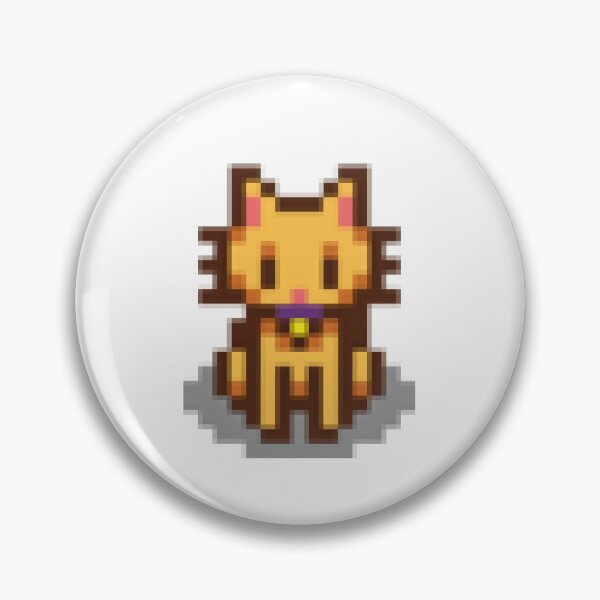 Item preview, Stardew Valley stickers - yellow cat designed and sold by Stardewwlove.