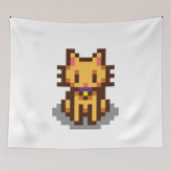 Item preview, Stardew Valley stickers - yellow cat designed and sold by Stardewwlove.