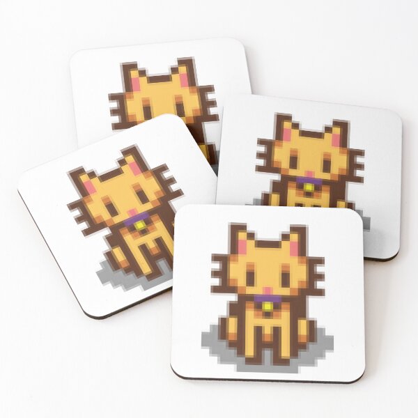 Item preview, Stardew Valley stickers - yellow cat designed and sold by Stardewwlove.