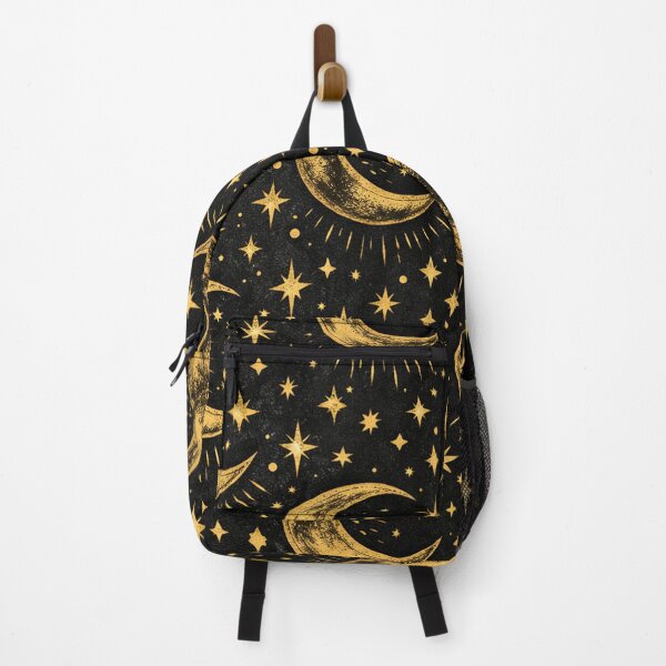 Item preview, Golden Celestial Moon and Stars Pattern designed and sold by Owcomm.
