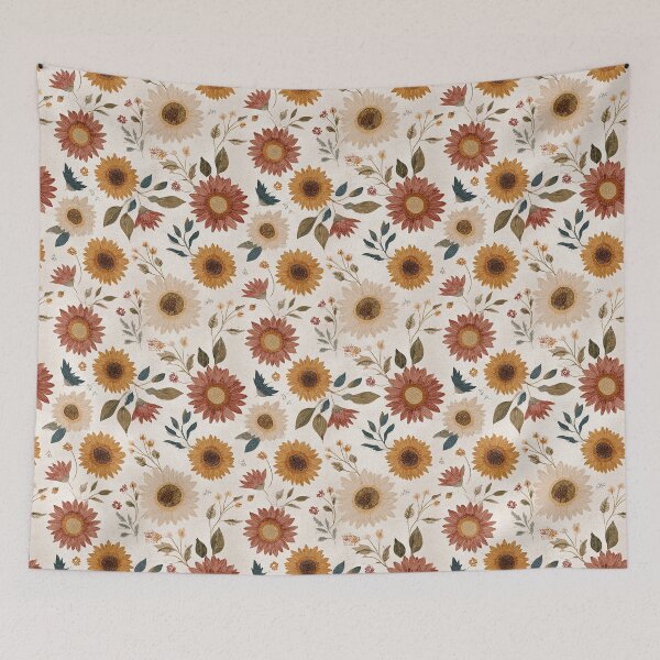 Item preview, Charming Sunflower Floral  - Birthday Flower Pattern - Valentine'S Day Gifts For Her designed and sold by RoyalStarsPatts.