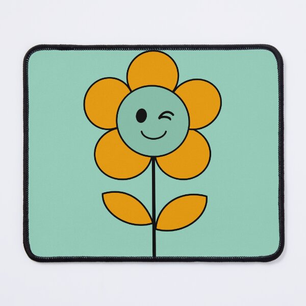 Item preview, Yellow Funny Flowers 94 designed and sold by StefanStudioArt.