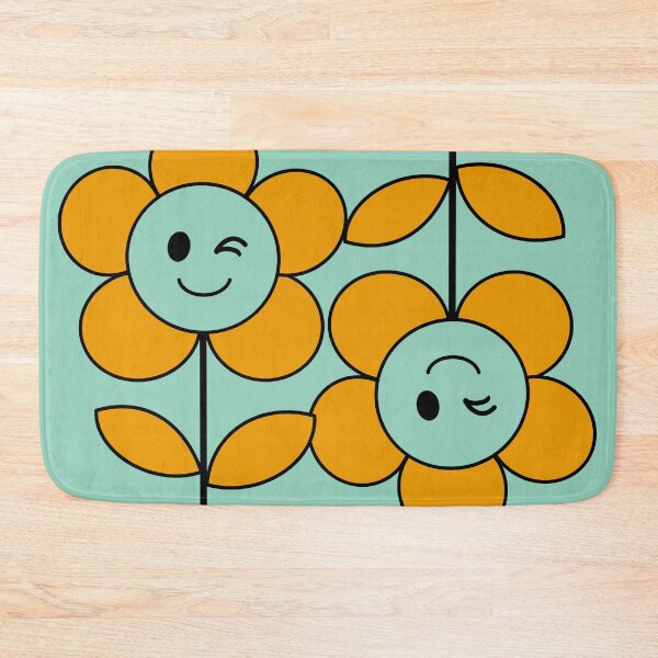 Item preview, Yellow Funny Flowers 94 designed and sold by StefanStudioArt.